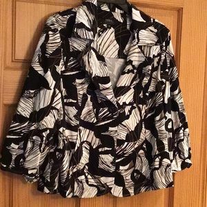 Tribal Black and White Blazer